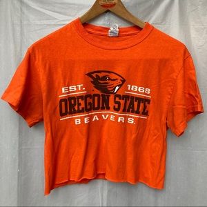 Orange - Oregon State Crop Top